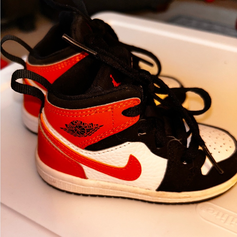 Nike Air Jordan 1 - ‘Shattered Backboard’ - Orange Black White - 6c